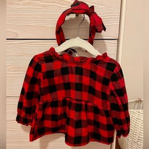 Baby Gap Buffalo Plaid Top